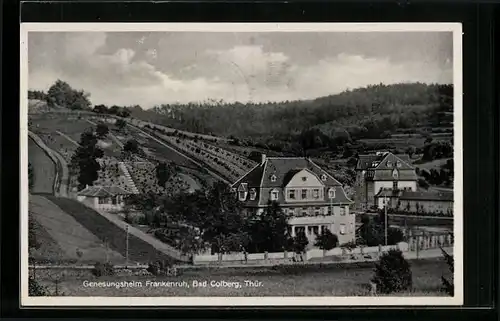 AK Bad Colberg /Thür., Blick auf das Genesungsheim Frankenruh