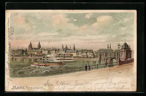 Lithographie Mainz, Totalansicht