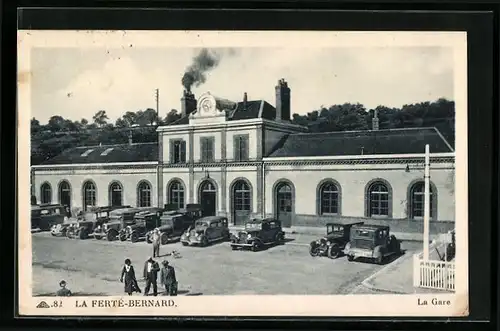 AK La Ferté-Bernard, La Gare, Bahnhof