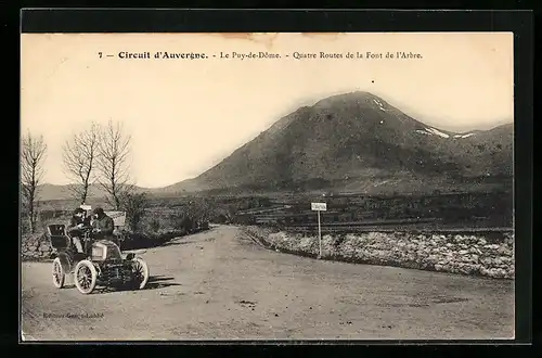 AK Auvergne, Le Puy-de-Dôme, Quatre Routes de la Font de l`Arbre