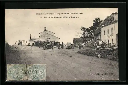 AK Moreno, Circuit d`Auvergne, Coupe Gordon Bennet 1905, Autorennen