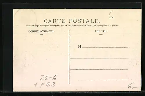AK Circuit d`Auvergne, Coupe Gordon Bennett 1905, Virage entre la Gare de Laqueuille et Ganoté, Autorennen