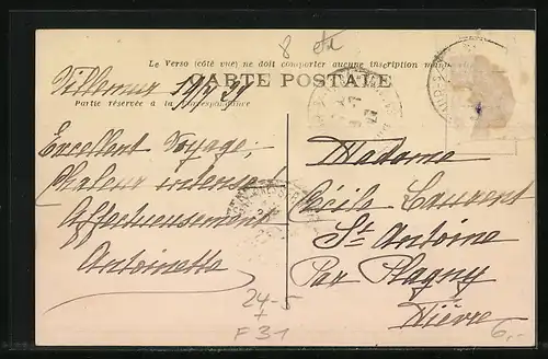 AK Villemur, La crue du Tarn, Hochwasser