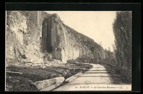 AK St-Béat, La Carrière Romaine, Steinbruch