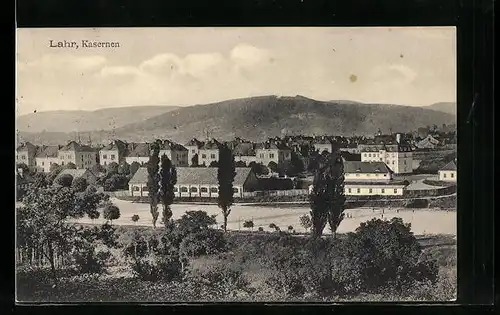 AK Lahr, Blick auf die Kasernen