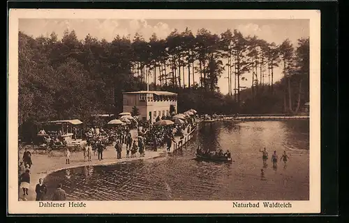 AK Dahlen, Naturbad Waldteich in der Dahlener Heide