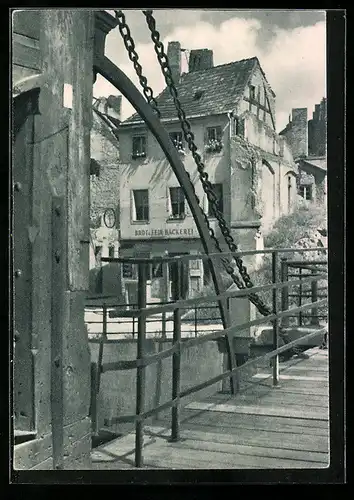 AK Berlin, an der Jungfernbrücke in der Altstadt, Friedrichsgracht