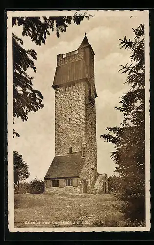 AK Neunkirchen, der Kaiserturm auf der Neunkircher Höhe