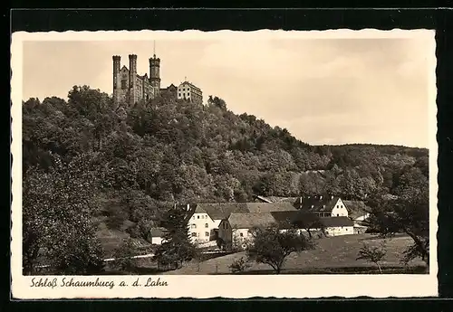 AK Limburg a. d. Lahn, Blick zum Schloss Schaumburg