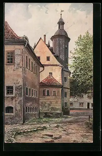 Künstler-AK Eisenach, Residenzhaus