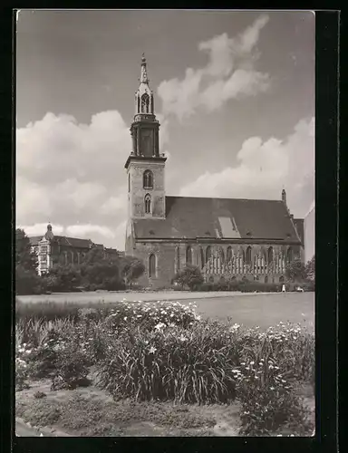 AK Berlin, Die Marienkirche am ehemaligen Neuen Markt