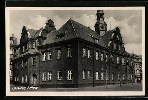 AK Ronneburg, Rathaus mit Polizeiamt