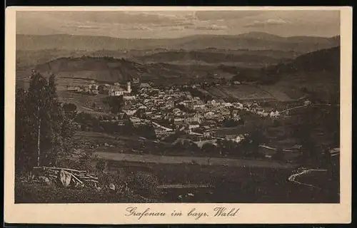 AK Grafenau /Bay., Gesamtansicht aus der Vogelschau