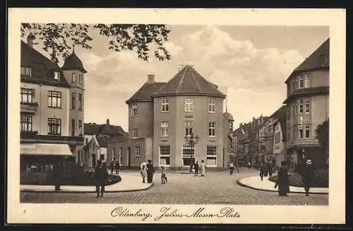 AK Oldenburg, Strasse am Julius-Mosen-Platz