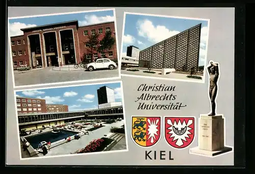 AK Kiel, Christian Albrechts-Universität, Wasserbassin, Ortspartie
