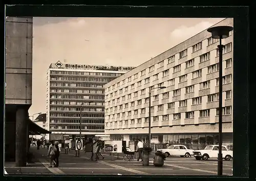 AK Leipzig, Reichsstrasse mit modernen Gebäuden