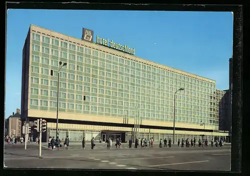 AK Leipzig, Hotel Deutschland am Karl-Marx-Platz