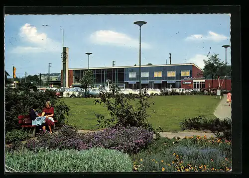 AK Recklinghausen, Hauptbahnhof mit Anlagen