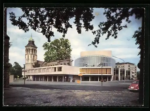 AK Münster, vor dem Stadttheater