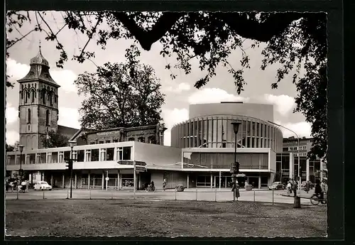 AK Münster, Stadttheater und Kirche