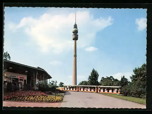 AK Dortmund, Westfalenpark mit Fernsehturm