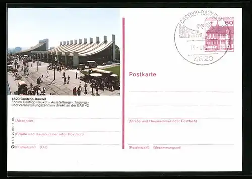 AK Castrop-Rauxel, Forum Castrop-Rauxel mit Besuchern