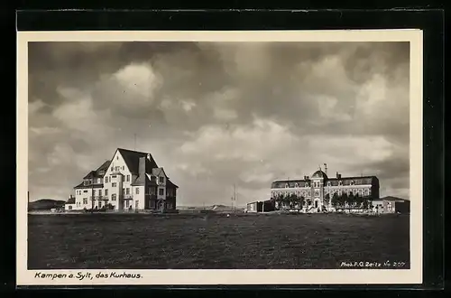 AK Kampen a. Sylt, Totalansicht des Kurhauses