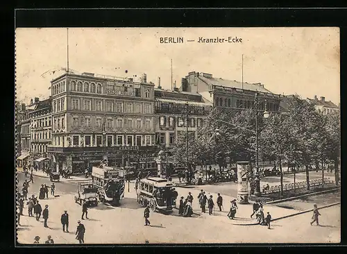 AK Berlin, Blick auf Kranzler-Ecke