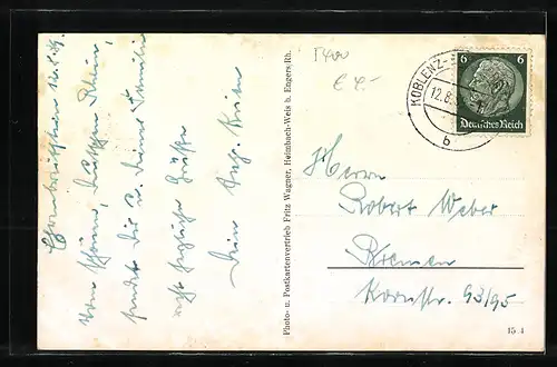 AK Ehrenbreitstein /Rh., Ehrenmal des ehm. 28. Inf. Rgt.