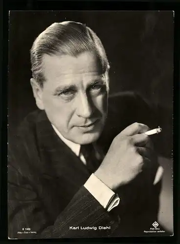 Fotografie Portrait Schauspieler Karl Ludwig Diehl