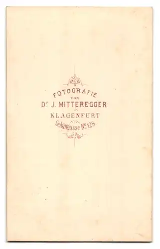 Fotografie Dr. J. Mitteregger, Klagenfurt, Schüttgasse 128, Bürgerlicher Herr mit Vollbart