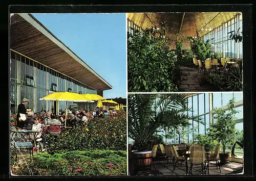 AK Frankfurt / Oder, HO-gaststätte Intergarten