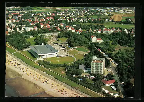 AK Cuxhaven-Duhnen, Teilansicht mit Strand