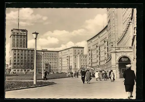 AK Leipzig, Neubauten am Rossplatz