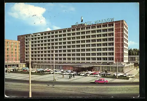 AK Rostock, Fassade des Interhotel Warnow