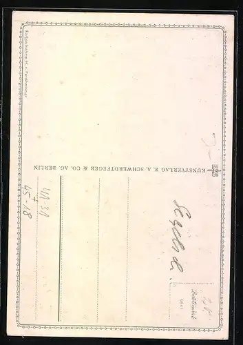 AK Segelschiff der Kriegsmarine und Seeleute im Ruderboot auf hoher See