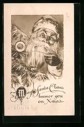 AK May Santa Claus humor you on Xmas, Weihnachtsmann