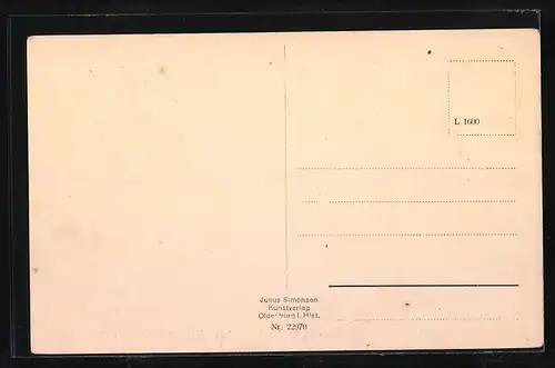 AK Oldenburg /Holst., Hotel Stadt Hamburg, Hansa-Café, Bes.: Gust. Voss