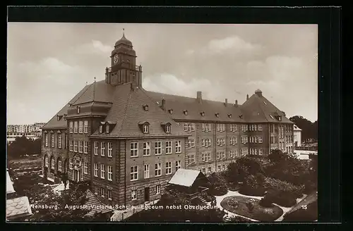 AK Flensburg, Auguste-Victoria-Schule, Lyceum und Oberlyceum