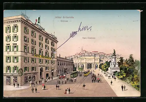 AK Genova, Hotel Britannia, Gare Centrale