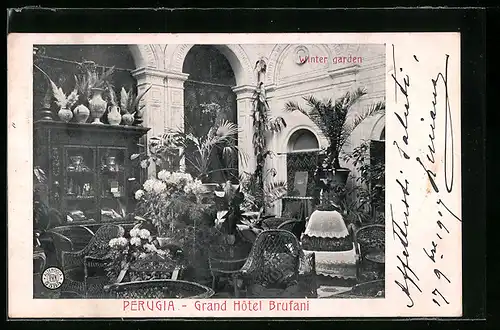 AK Perugia, Grand Hotel Brufani, Winter garden