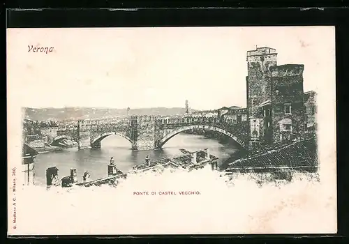 AK Verona, Ponte di Castel vecchio