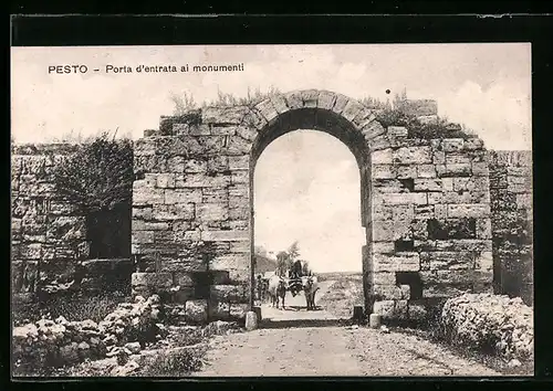 AK Pesto, Porta d`entrata ai monumenti, Ochsengespann