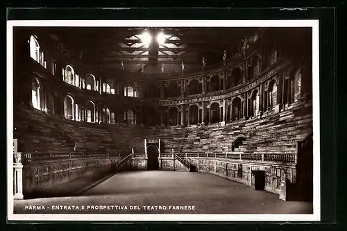 AK Parma, Entrata e Prospettiva del Teatro Farnese