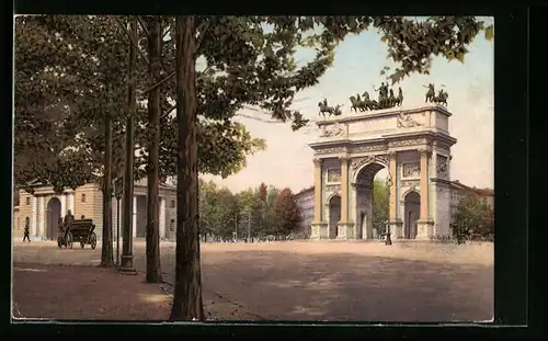 AK Milano, Piazzale Sempione e Arco della Pace