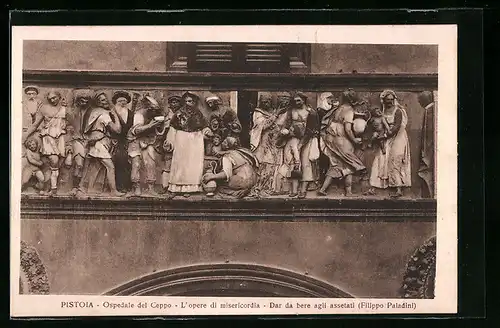 AK Pistoia, Ospedale del Ceppo, L`opere di misericordia, Da da bere agli assetati