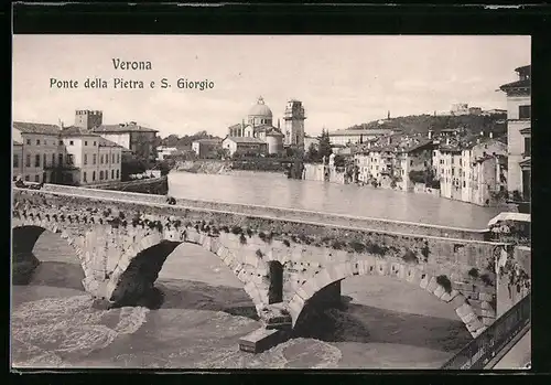AK Verona, Ponte della Pietra e S. Giorgio