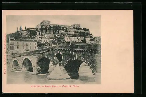 AK Verona, Ponte Pietro & Castel S. Pietro