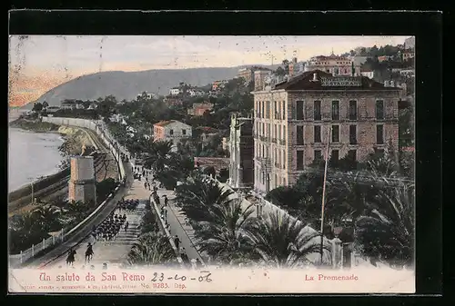 AK San Remo, La Promenade