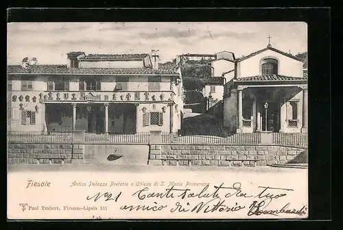 AK Fiesole, Antico Palazzo Pretorio e Chiesa di S. Maria Primerana